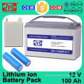 Rechargeable Battery Li-ion 3.7V 1000mAh 4pcs in Series and 100pcs in Parallel to get 12V 100Ah Lithium lipo Battery